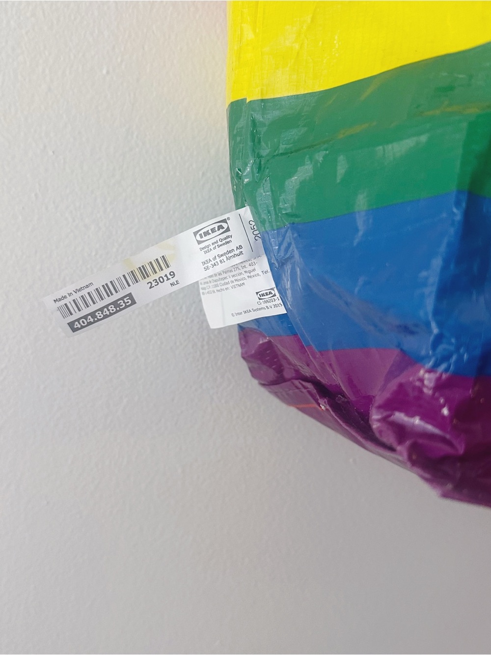 IKEA • STORSTOMMA Rainbow Pride Small Shopper Tote - Picture 6 of 10